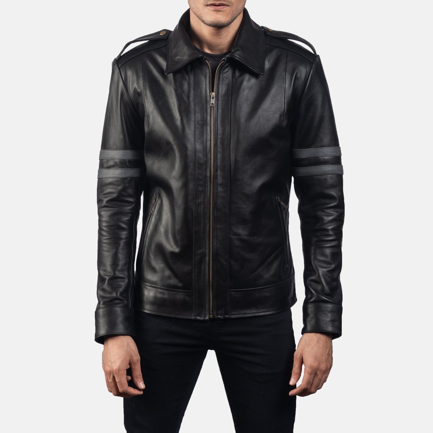 Asphalt Ride Leather Biker Jacket