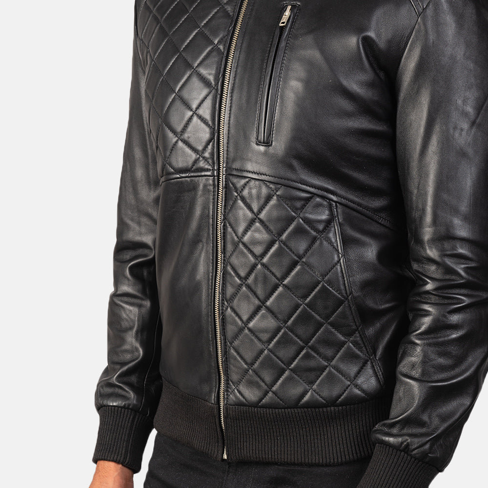 Serenity Leather Bomber Jacket