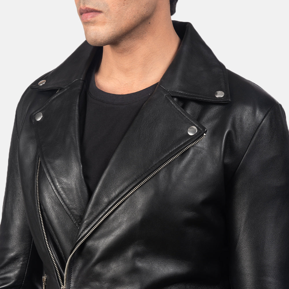 UrbanRider Leather Biker Jacket