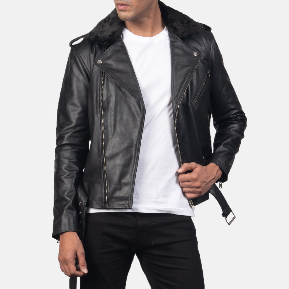 Furfur Leather Biker's Jacket
