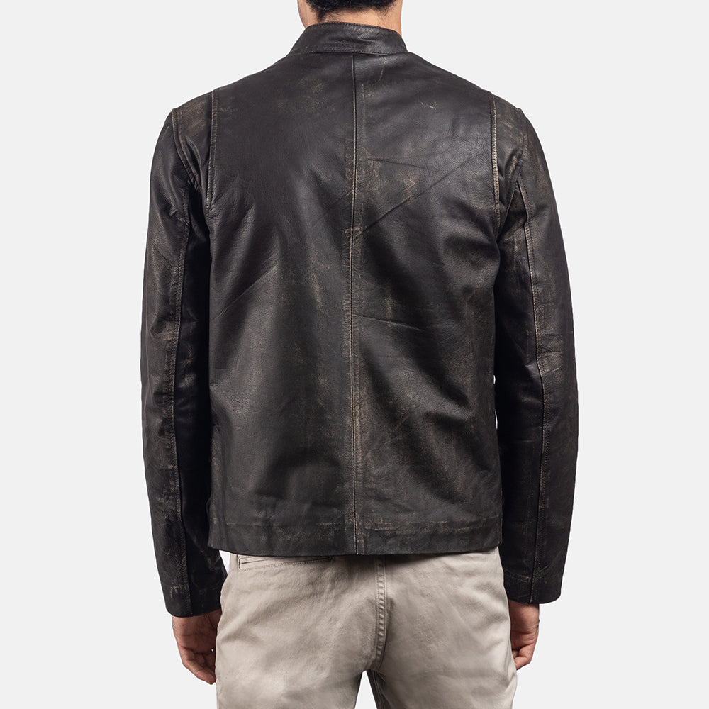 Pastoral Leather Biker Jacket