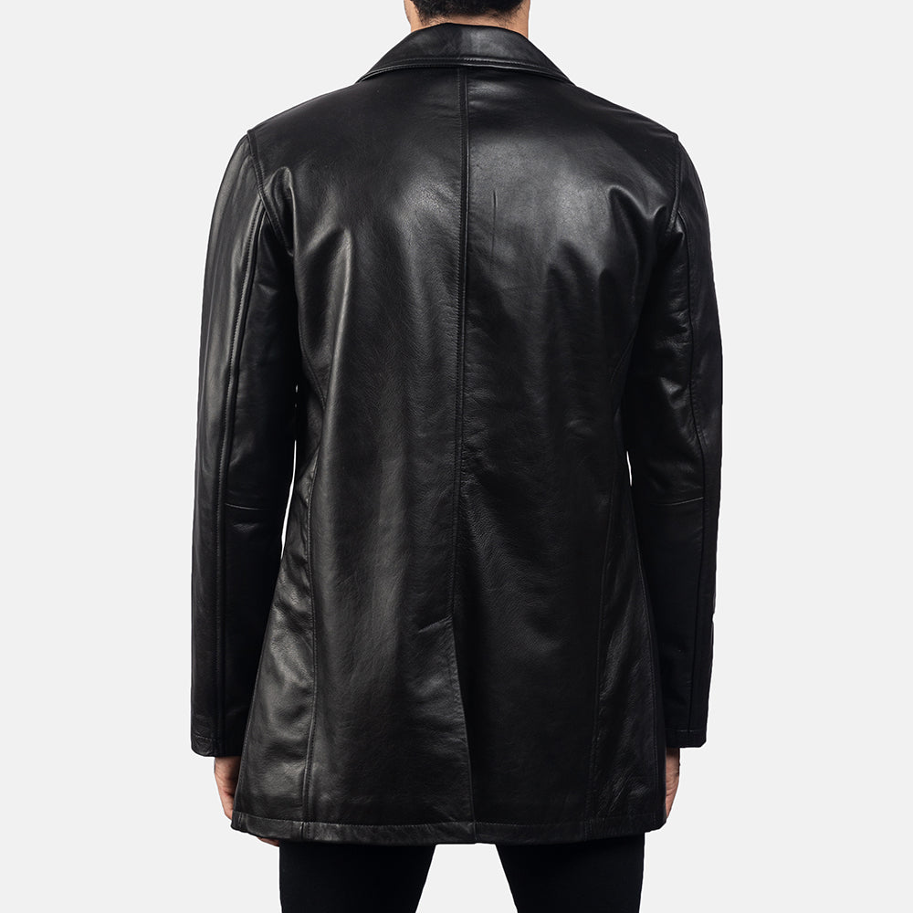 UrbanEdge Leather Coat