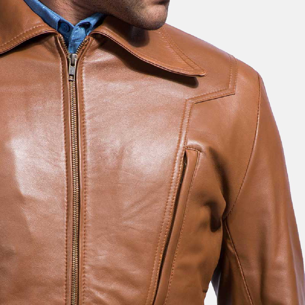 Legacy Brown Leather Jacket