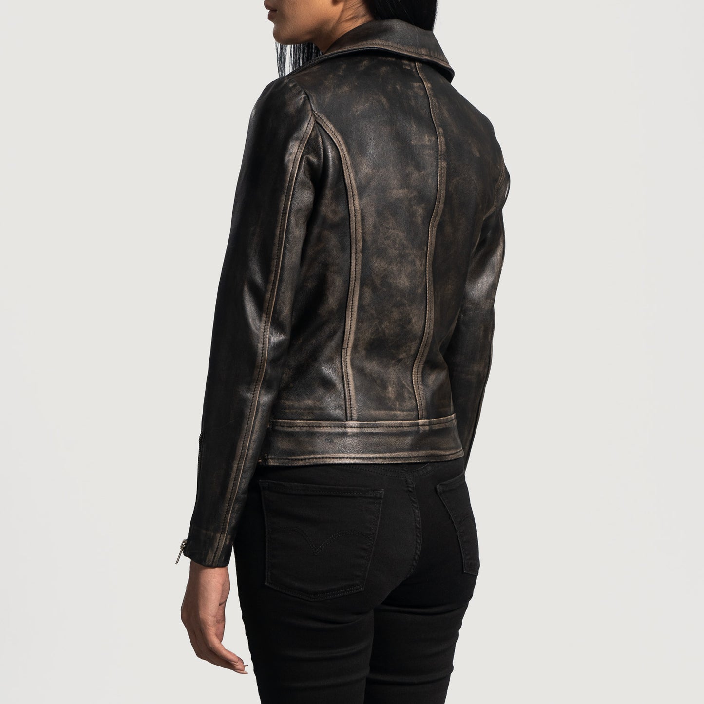 Rumi Leather Biker Jacket