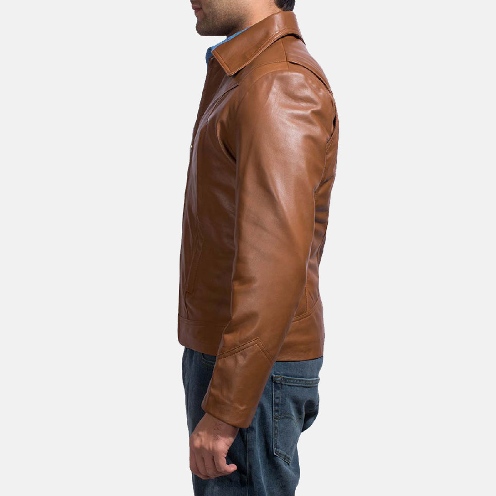 Legacy Brown Leather Jacket