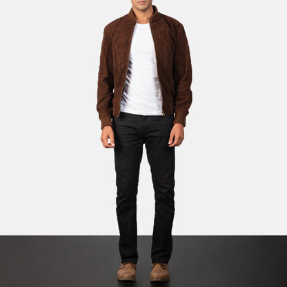 Savvy Leather Bomber Jacket