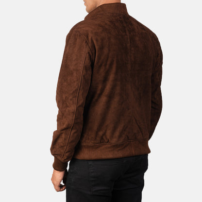 Savvy Leather Bomber Jacket