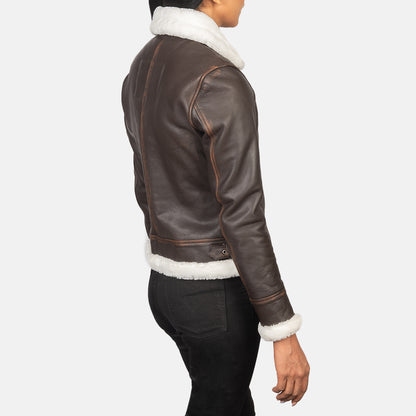Refinement Leather Bomber Jacket