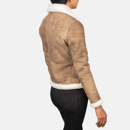 Refinement Leather Bomber Jacket